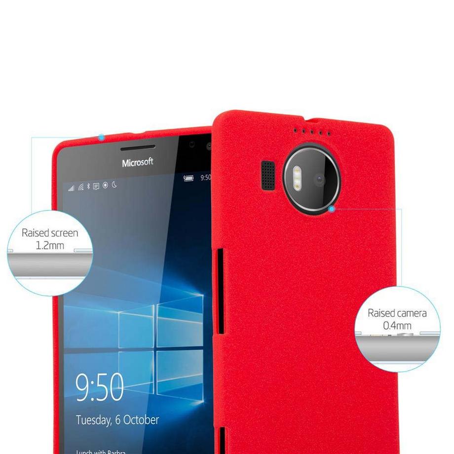 Cadorabo  Hülle für Nokia Lumia 950 XL TPU Silikon Frosted 