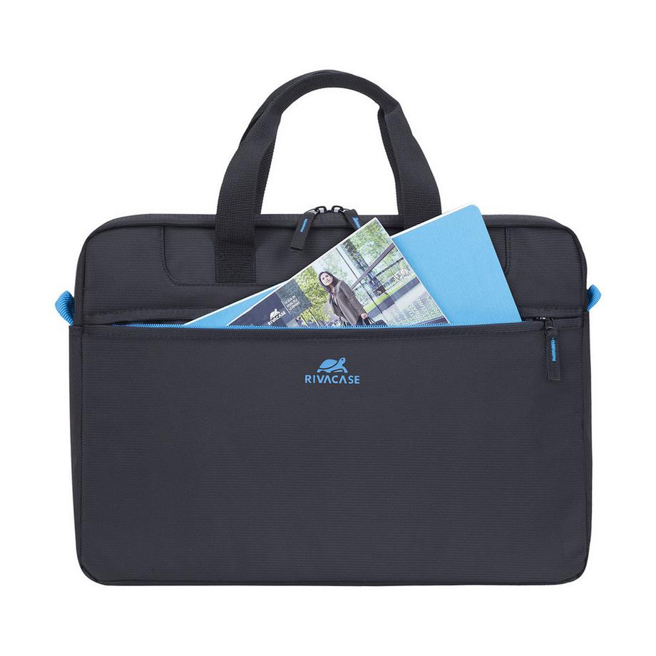 RIVACASE  Laptop Tasche 15,6" mit Schulterriemen 
