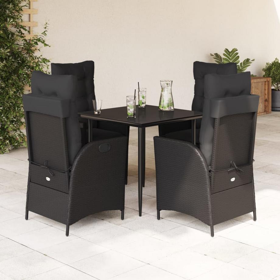 VidaXL set da pranzo da giardino Polirattan  