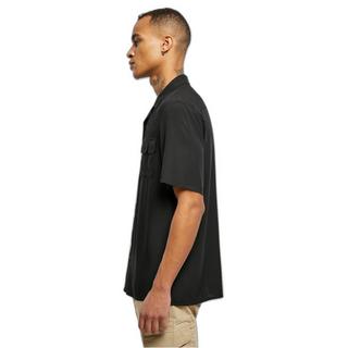 URBAN CLASSICS Viskose Reverskragen Kurzarmhemd  