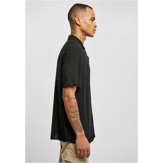 URBAN CLASSICS Viskose Reverskragen Kurzarmhemd  