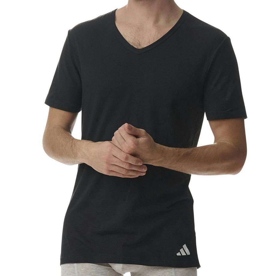 adidas 4er Pack Active Flex Cotton - Unterhemd / Shirt Kurzarm  