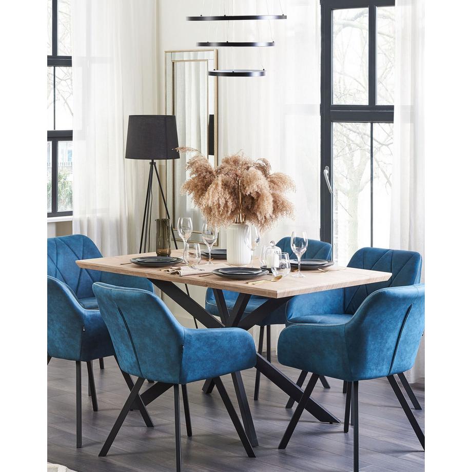 Beliani Wandspiegel aus Kunststoff Klassisch FENIOUX  