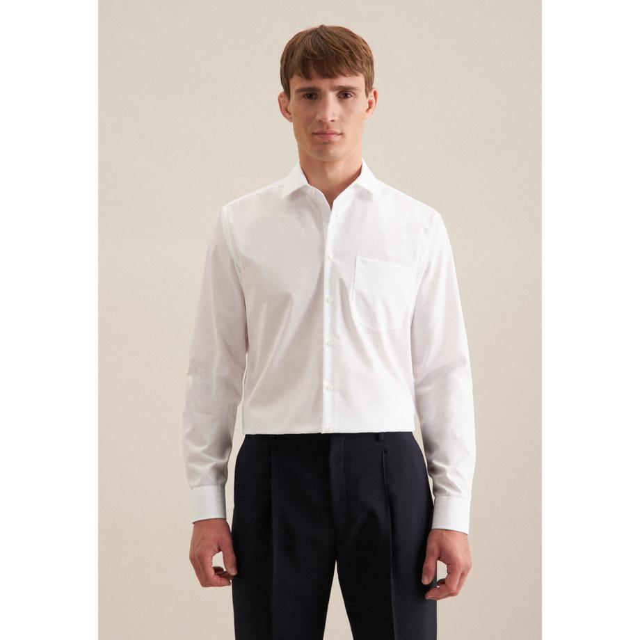 Chemise Business Regular Fit Manche longue Uni