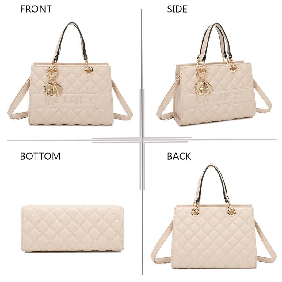 Gallantry La Matelassé Shiny Similpelle Borsa a Mano  