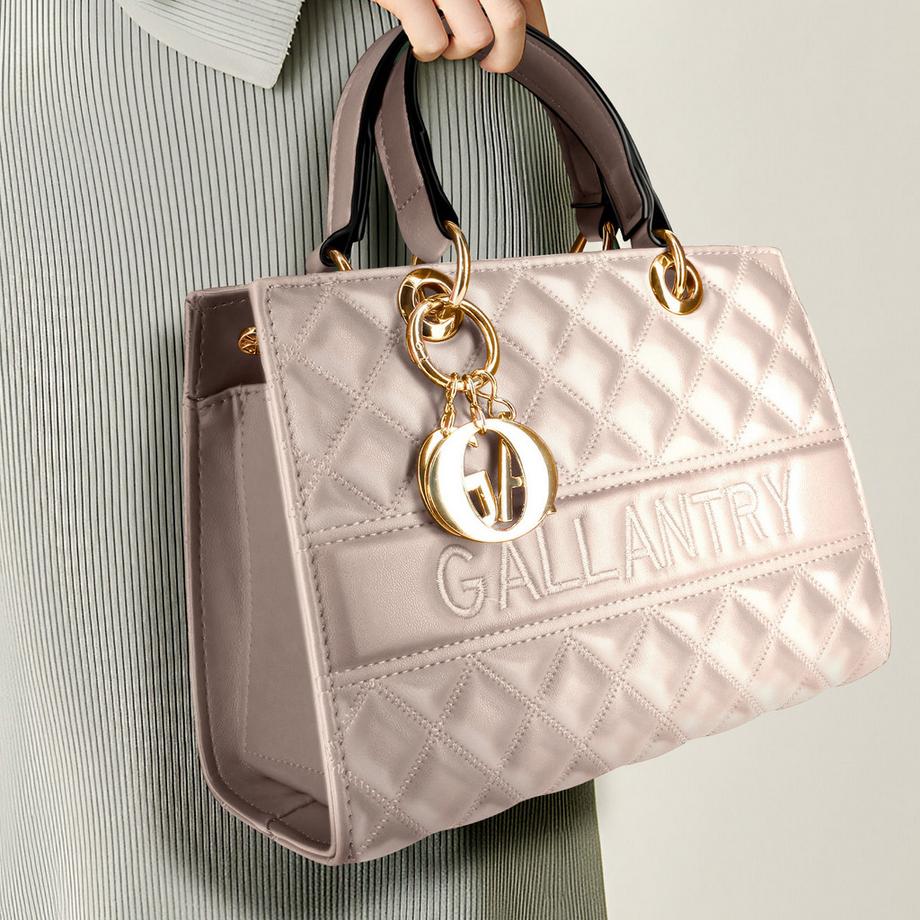 Gallantry La Matelassé Shiny Similpelle Borsa a Mano  