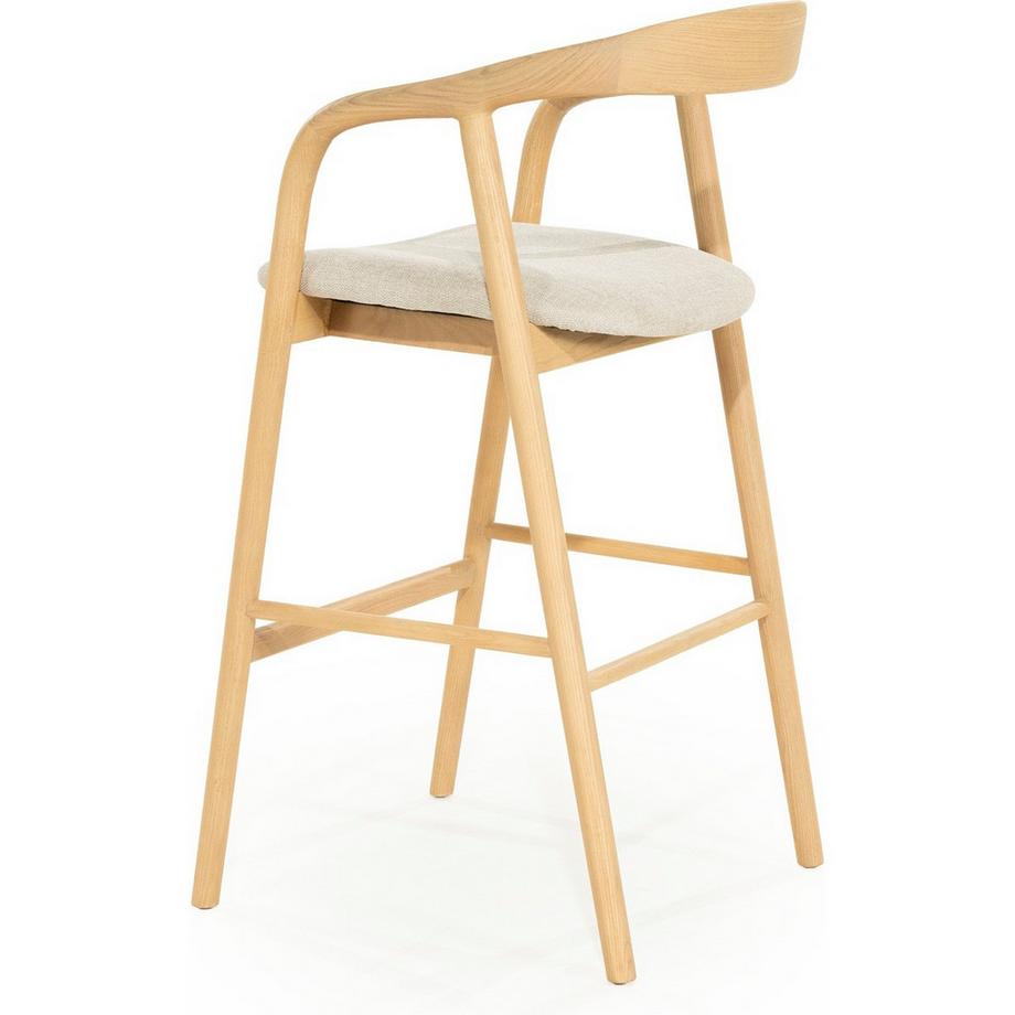 mutoni Chaise de bar Rayven nature - high  