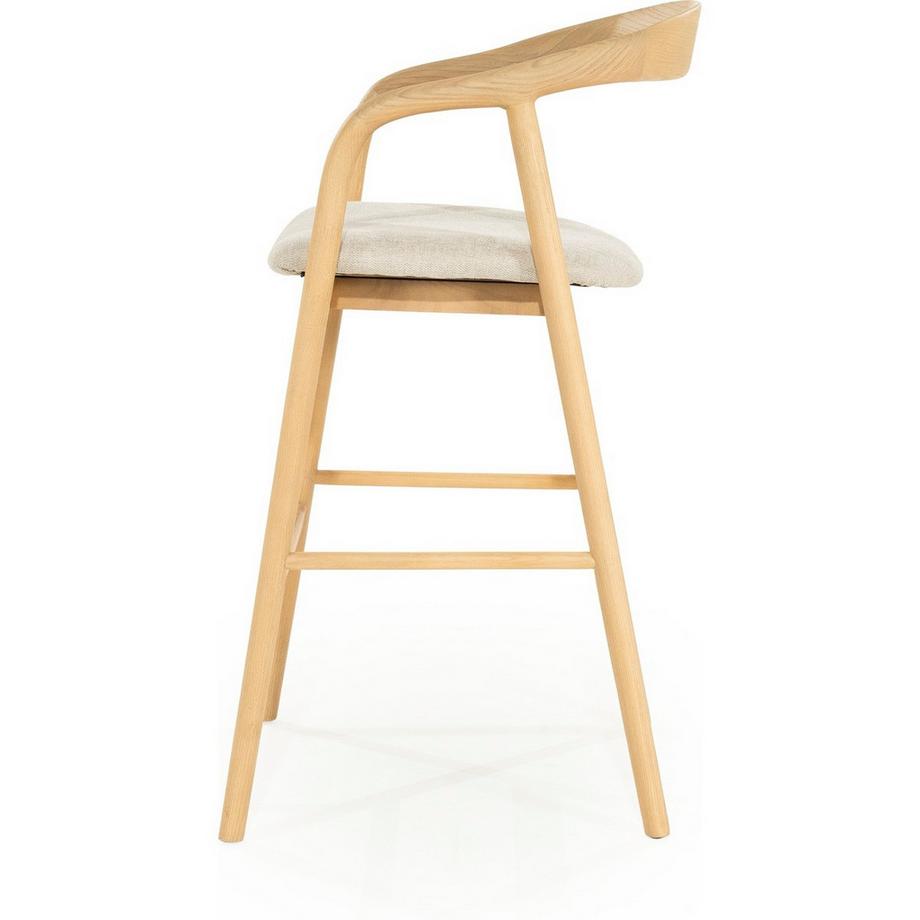 mutoni Chaise de bar Rayven nature - high  