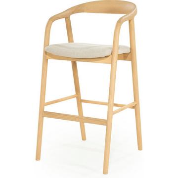 Chaise de bar Rayven nature - high
