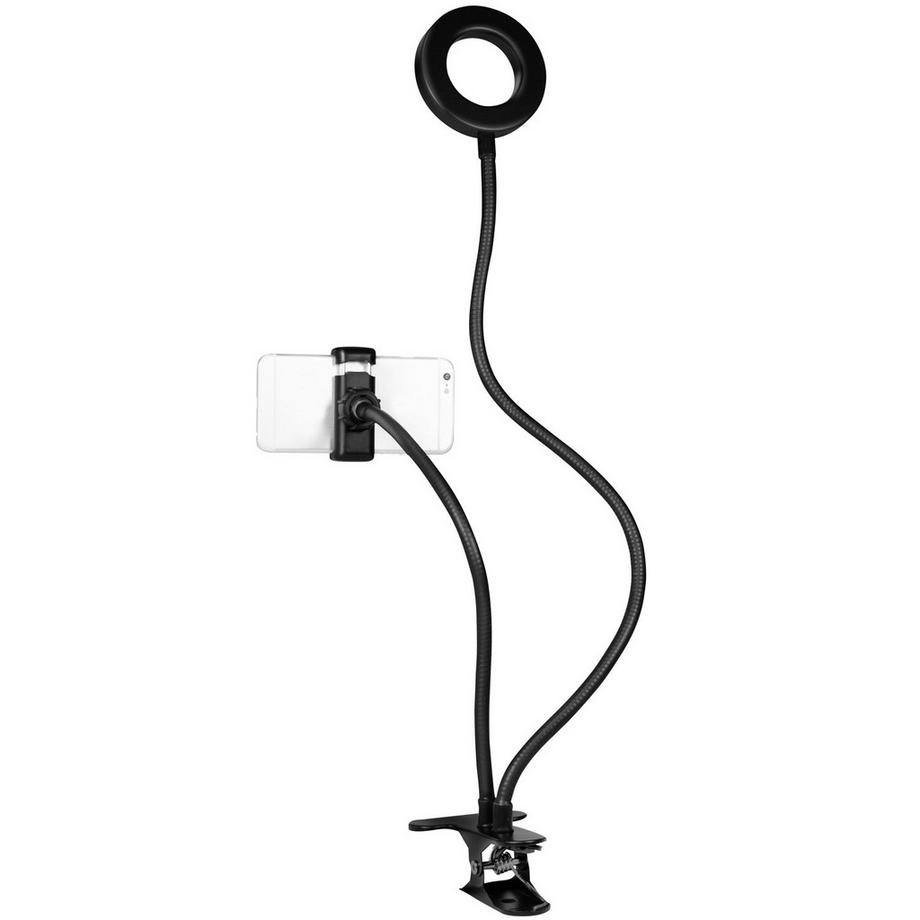 LogiLink  Ringlicht für Smartphone Ø8,5 cm mit Clip 