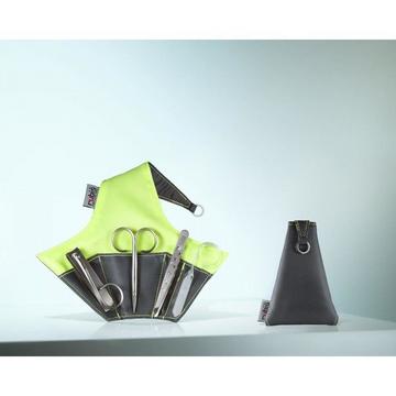 Maniküreset Minuit 4-teilig, grau&grün