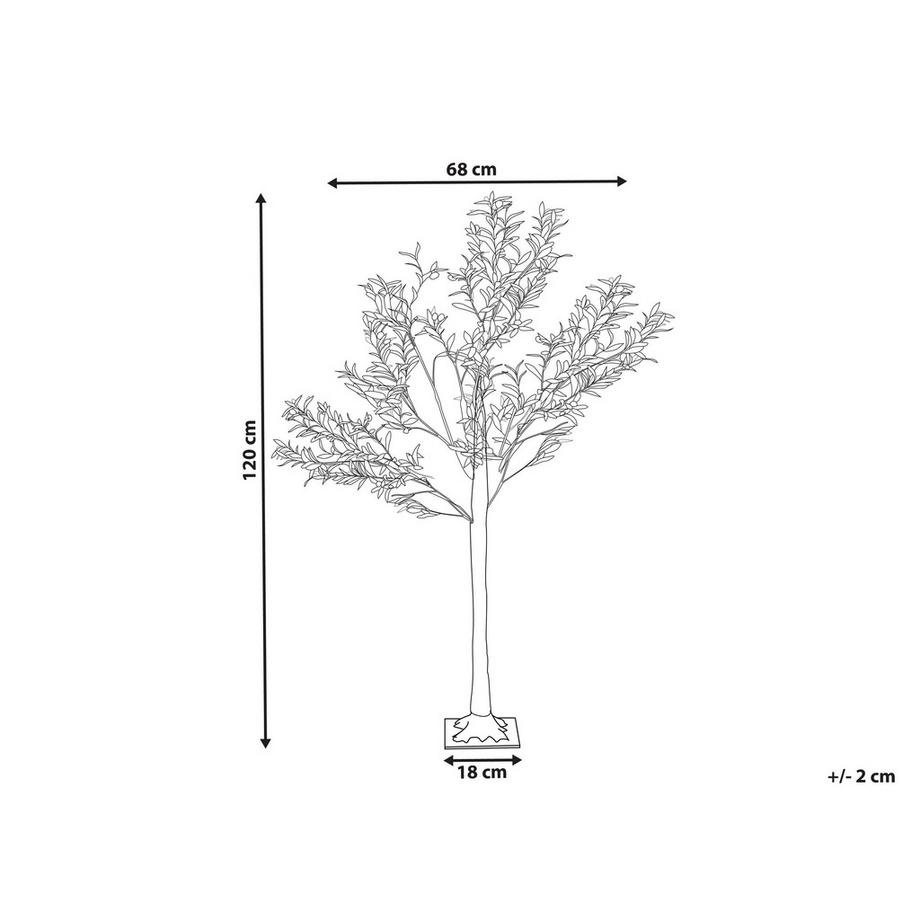 Beliani Décoration extérieure en Tissu CELIONI  