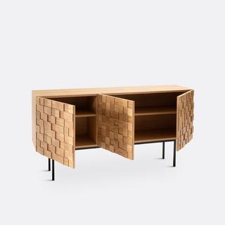 La Redoute Intérieurs  Sideboard Madria mit 3 Türen 