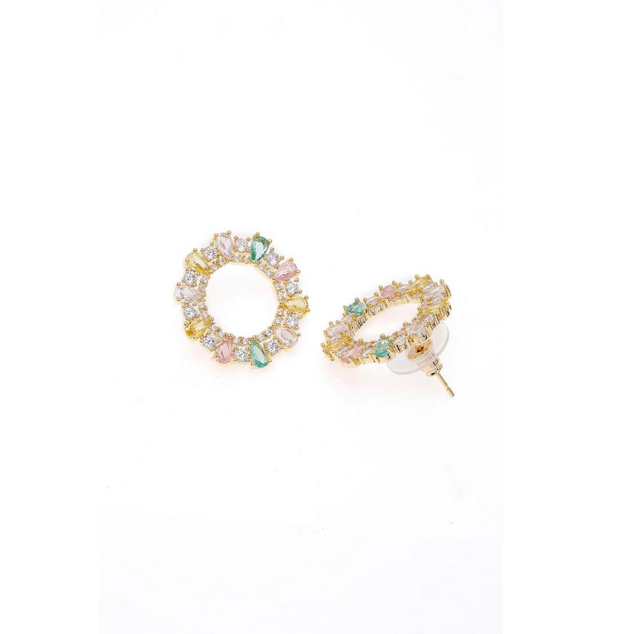 AVANT-GARDE PARIS  Multifarbige Kleine Creolen 