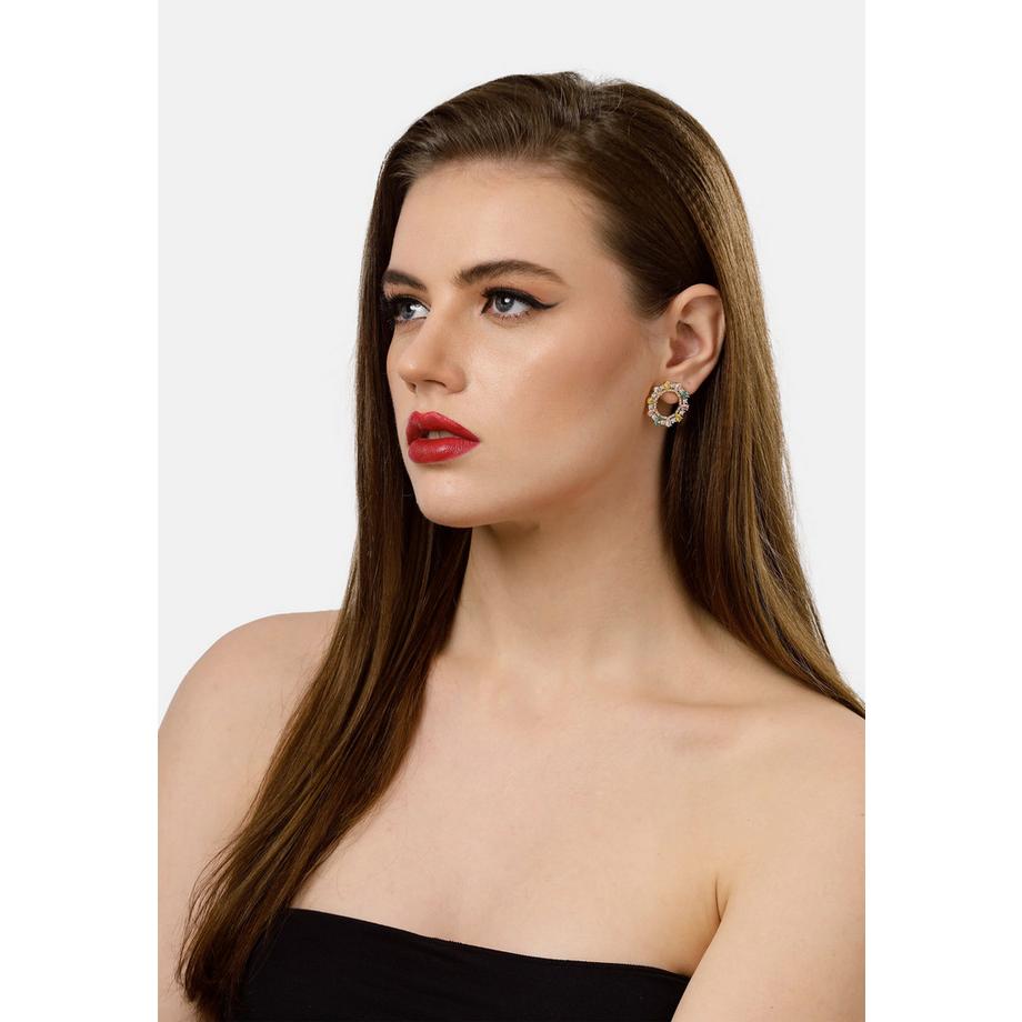 AVANT-GARDE PARIS  Multifarbige Kleine Creolen 