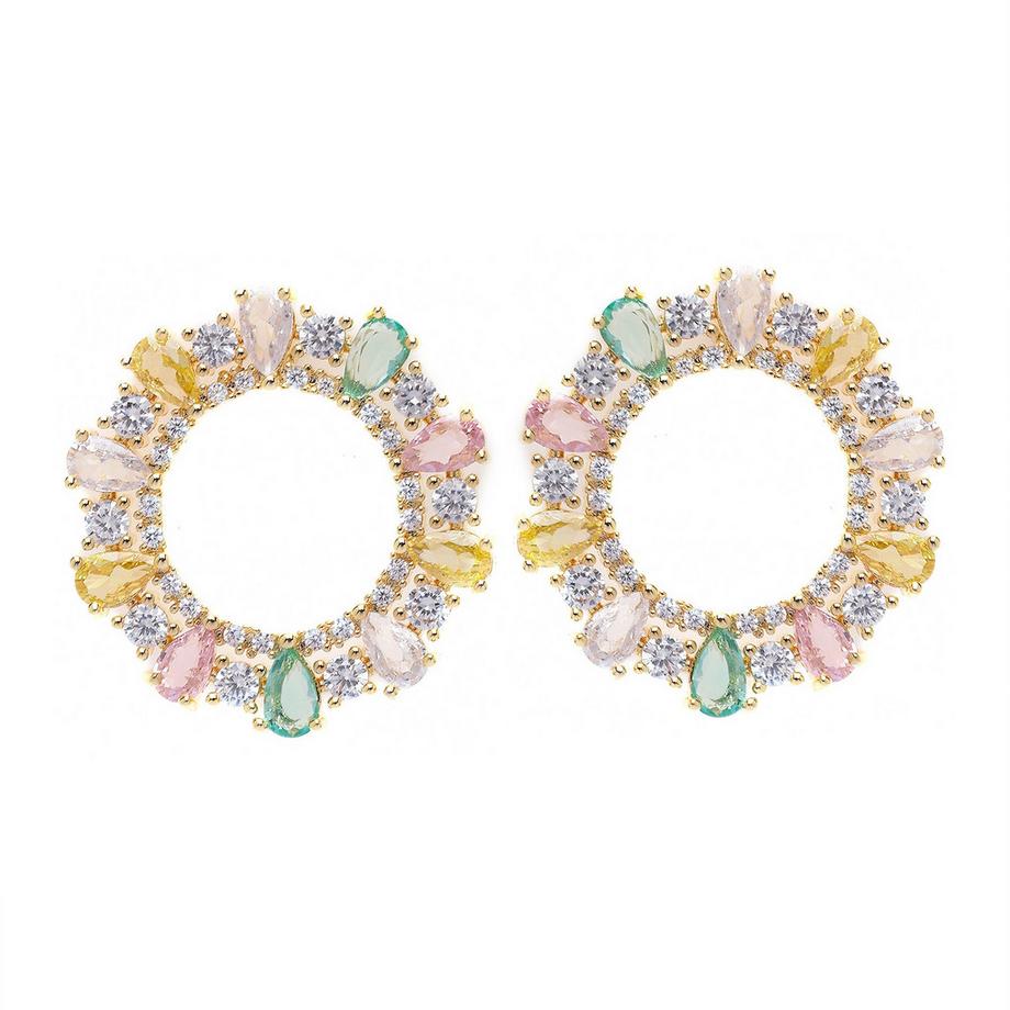 Multifarbige Kleine Creolen