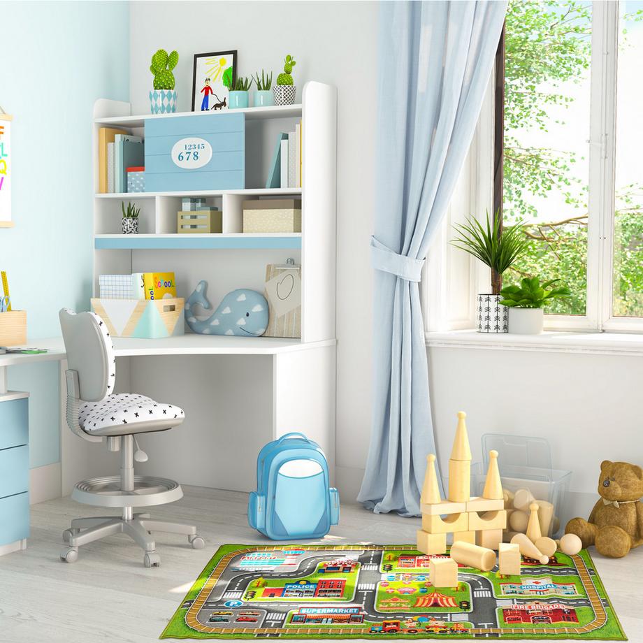 Northix Kinderspielmatte mit Stadtmotiv  