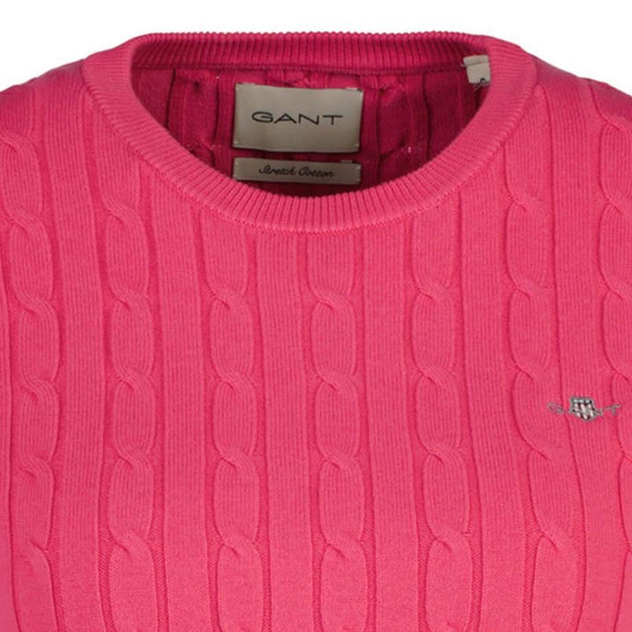 GANT Pull en tricot torsadé Coupe ajustée  