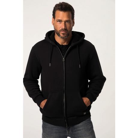 JP1880  Hoodiejacke, Outdoor, Sweatjacke, Kapuze, Teddyfutter, Zipper 