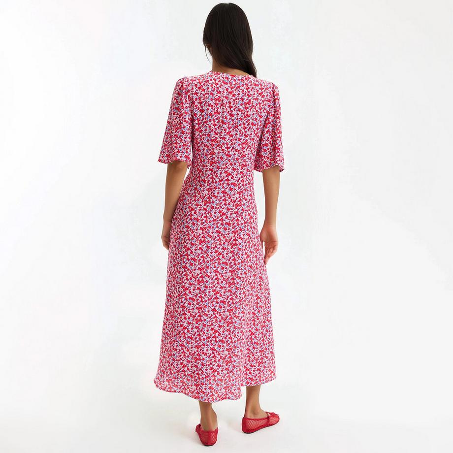 La Redoute Collections Ausgestelltes Blumenprint Kleid  