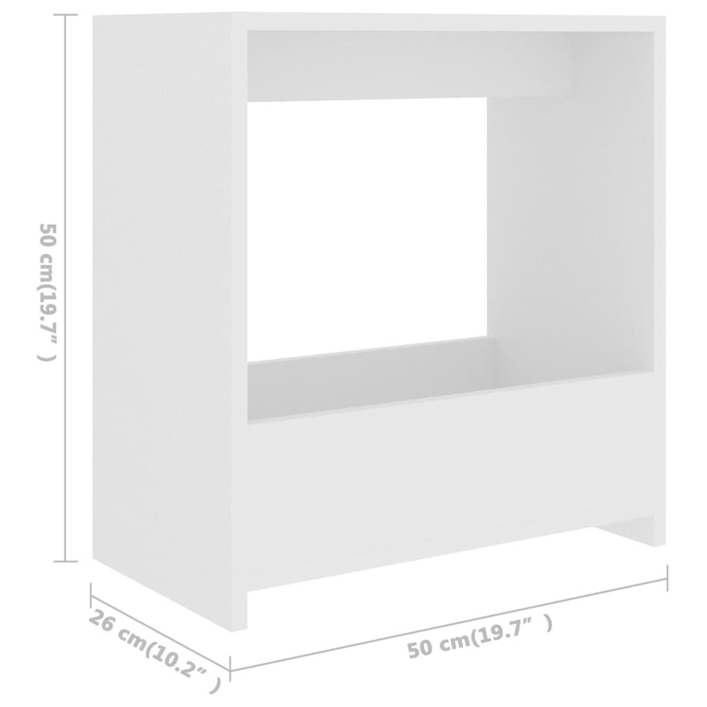 VidaXL Table d'appoint bois d'ingénierie  