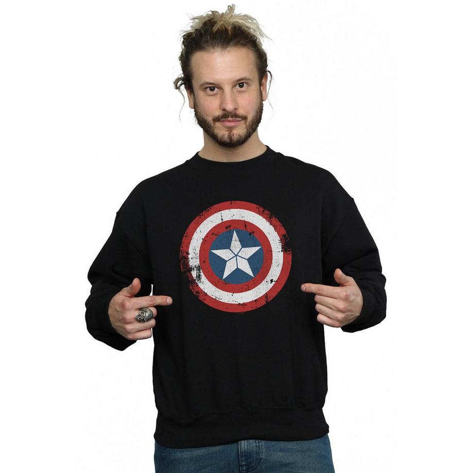 MARVEL Civil War Captain America Bouclier Sweatshirt  