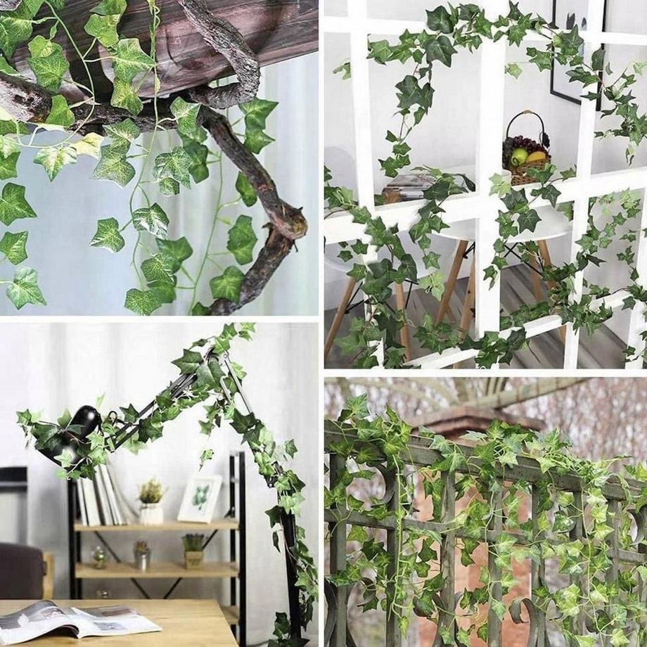 eStore 12x Branches de Plantes Artificielles - Lierre  
