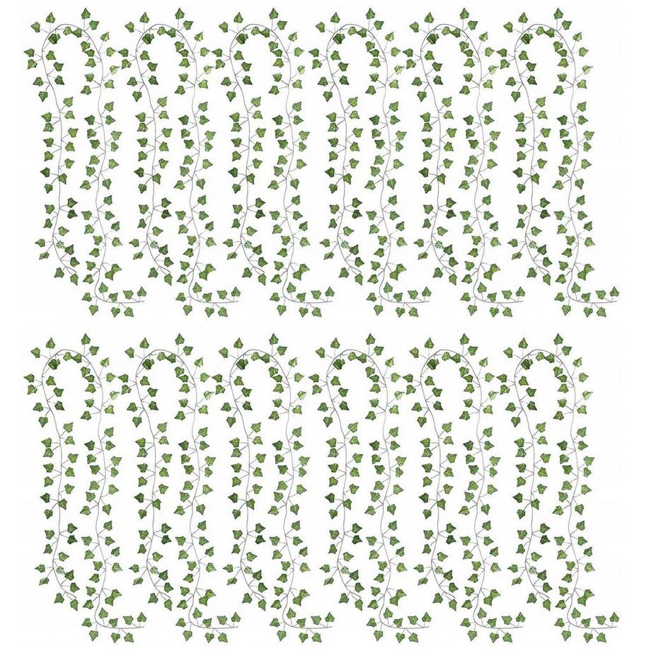 eStore 12x Branches de Plantes Artificielles - Lierre  