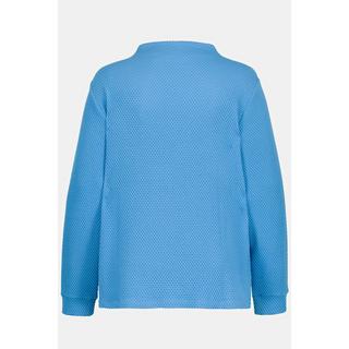 Ulla Popken  Sweatshirt, Stehkragen, Rundhals, Classic, Langarm 