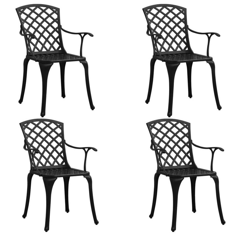 VidaXL Ensemble de bistro aluminium  