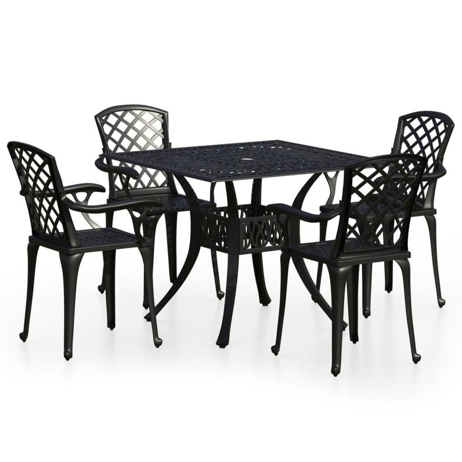 Ensemble de bistro aluminium