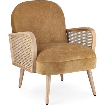 Fauteuil Dalida moutarde