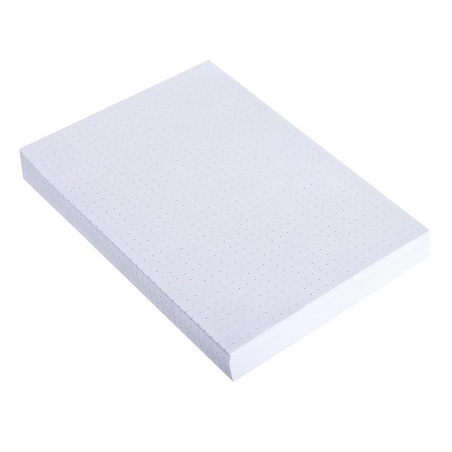 Exacompta Paquet 100 fiches sous film - bristol dots non perforé - 210x297mm - x 10  