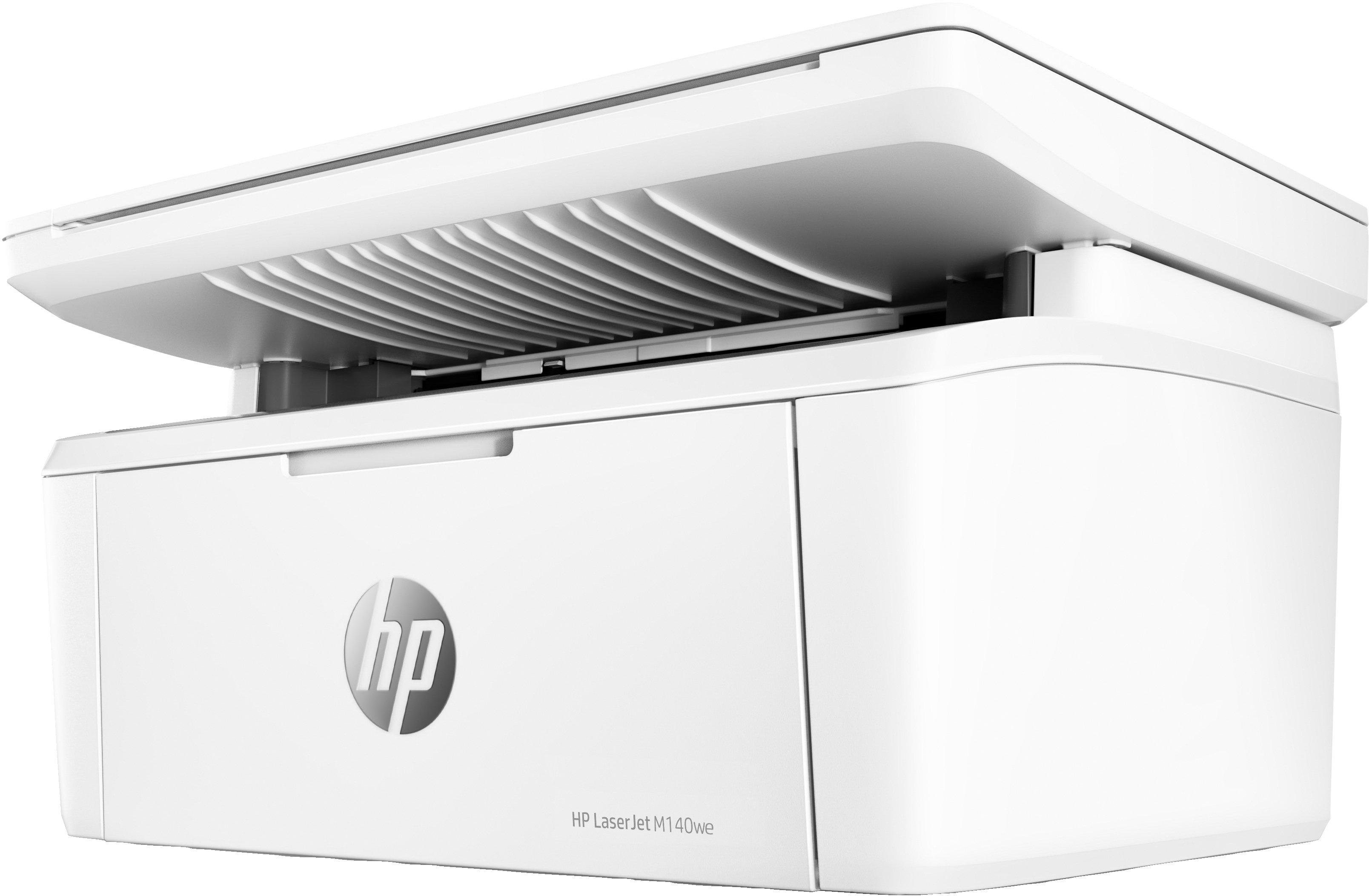 Hewlett-Packard  LaserJet  MFP M140we Drucker, Schwarzweiß, Drucker für Kleine Büros, Drucken, Kopieren, Scannen, Wireless; +; Mit  Instant Ink kompatibel; Scannen an E-Mail 