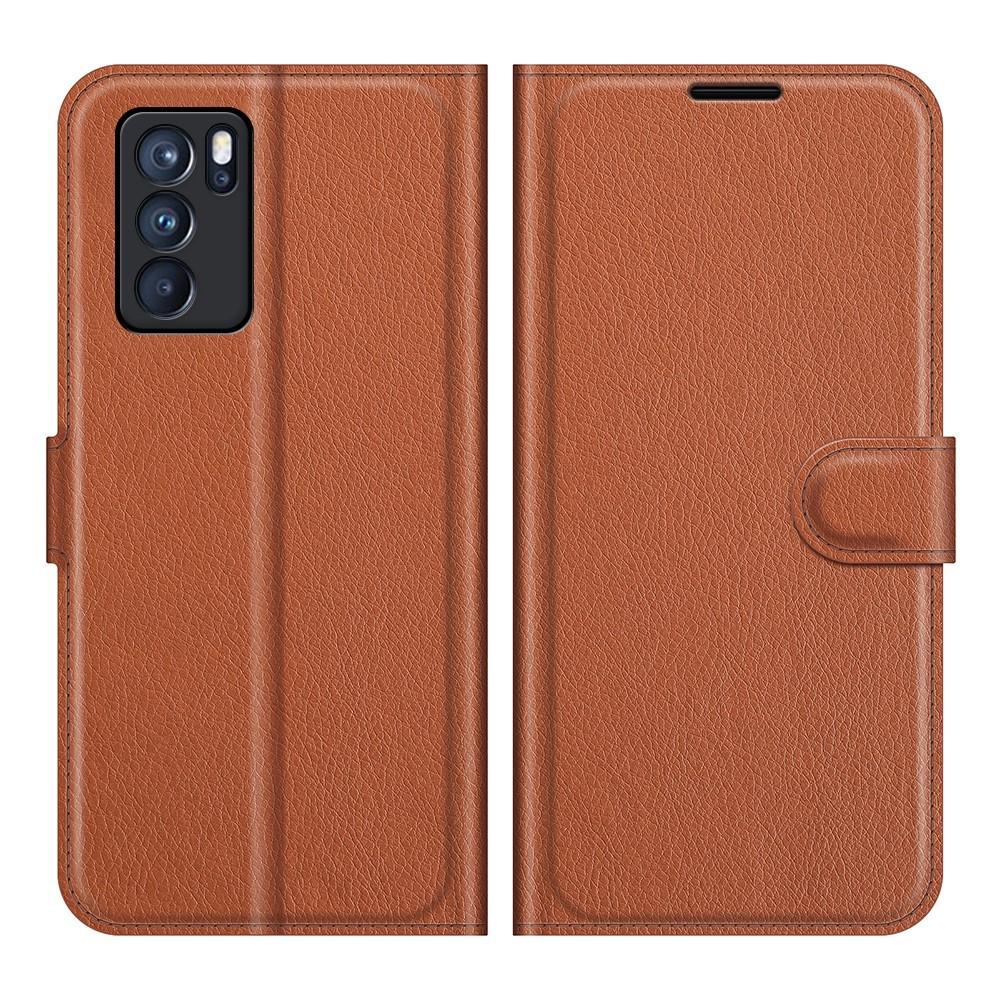 Cover-Discount  OPPO Reno6 Pro - Leder Etui Hülle 