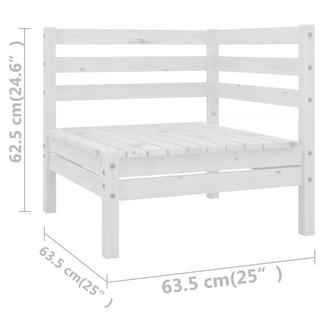 VidaXL Ensemble de meubles de jardin bois de pin  