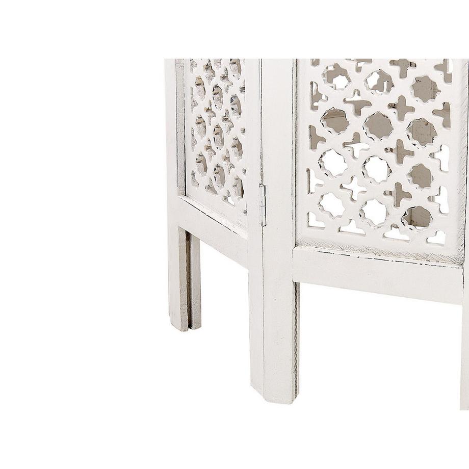 Beliani Table d'appoint en Manguier Rustique ELARA  