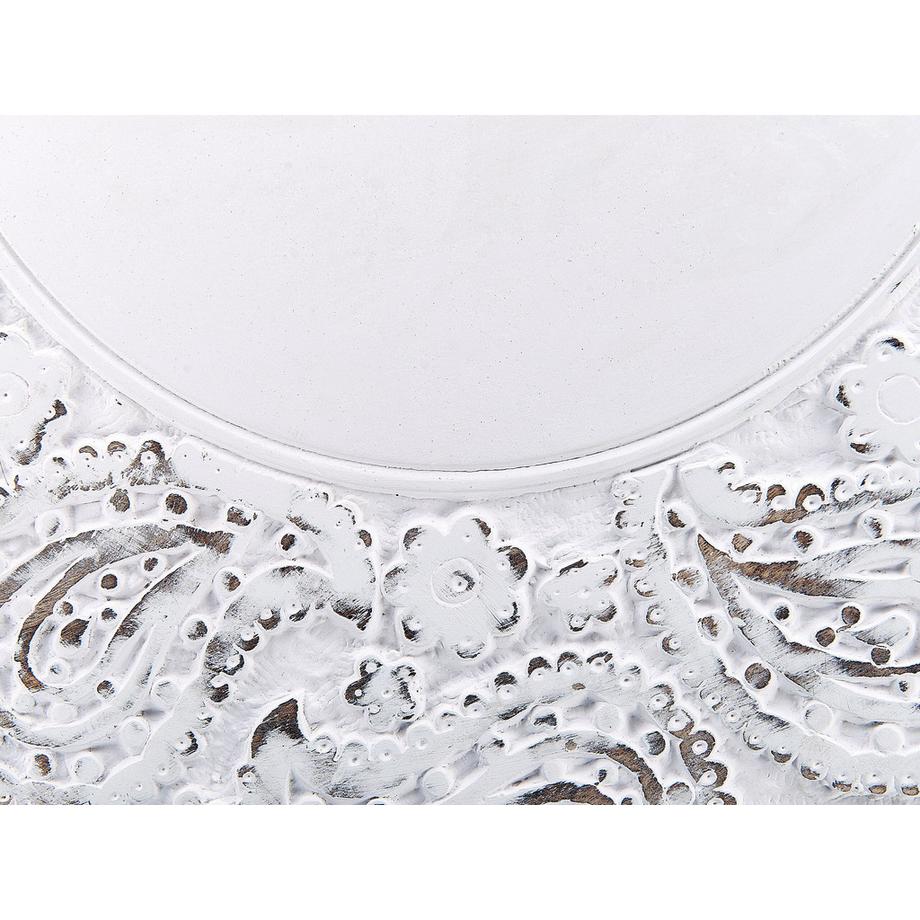 Beliani Table d'appoint en Manguier Rustique ELARA  