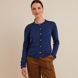 La Redoute Collections  Cardigan col rond en fine maille 