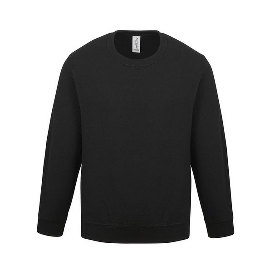 Just Hoods Plain Pullover mit Rundhalsausschnitt