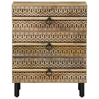 VidaXL Table de chevet bois de mangue  