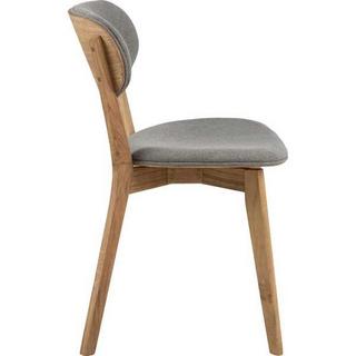 mutoni Chaise de salle à manger tissu chêne  