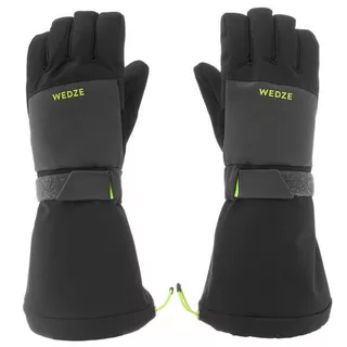 GANTS DE SKI ENFANT CHAUDS ET IMPERMEABLES - 900 NOIRS WEDZE