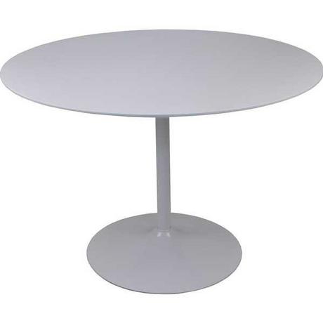 mutoni Bistrotisch rund weiss hochglanz 110x110cm  