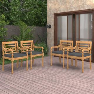 VidaXL Gartenstuhl teak  