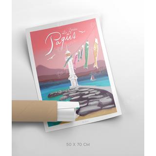 La-Jonx Lac de Neuchâtel - Poster  