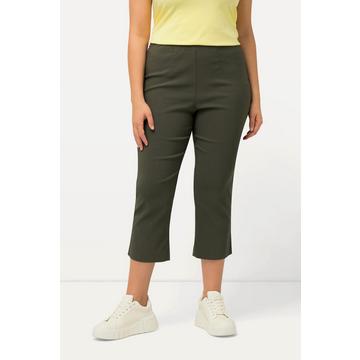 Pantaloni di bengalina elasticizzata, lunghi fino al polpaccio, con cintura elastica