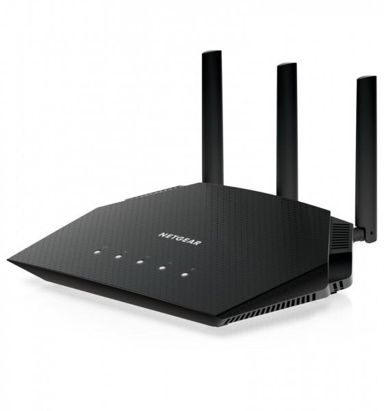 NETGEAR  Nighthawk 4-Stream AX1800 WiFi 6 Router (RAX10) router wireless Gigabit Ethernet Dual-band (2.4 GHz/5 GHz) Nero 