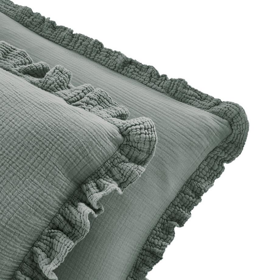 La Redoute Intérieurs Kumla Federa tinta unita con volant  