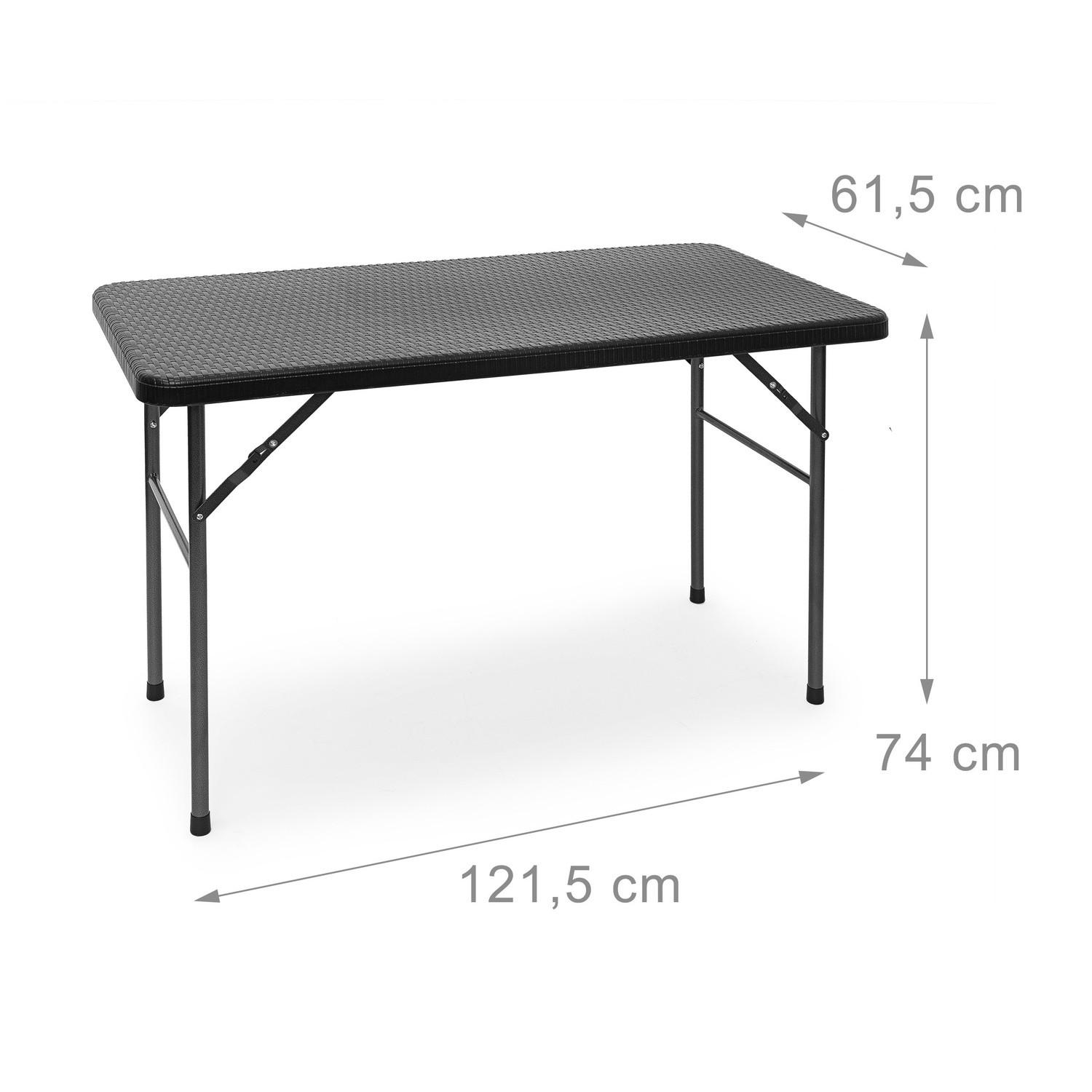 B2X Table de jardin pliante BASTIAN  